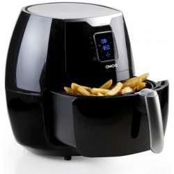 DOMO DELY FRYER XXL Friggitrice Aria 5,5L 1,5kg Digitale Colore nero