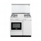 DE LONGHI SGW854N Cucina a Gas 4 Fuochi Forno Gas + Vano portabomb Misure H85xL86xP50 cm Colore bianco