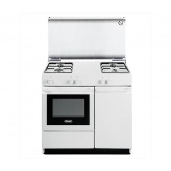 DE LONGHI SGW854N Cucina a Gas 4 Fuochi Forno Gas + Vano portabomb Misure H85xL86xP50 cm Colore bianco