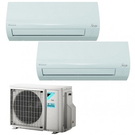 DAIKIN ATXF25A+ATXF25A/2AMXF40A Condizionatore DUAL 9+9 A++ GAS R32 Caldo/Freddo Deumidif. Wifi Opzionale (-65%)