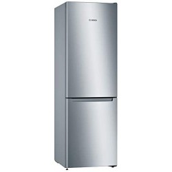 BOSCH KGN36NLEA Combinato NoFrost A++ Allarme porta 42db Porte invertibili Misure H186xL60xP66cm Inox