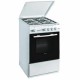 ATLANTIC ATGC66E Cucina gas 4 fuochi Forno gas 62l Griglie ghisa smaltata Termostato Misure H85xL60xP60 cm Colore bianco