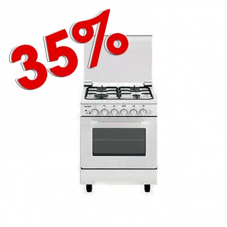 Cucina gas Glem Gas Alpha AE55AX3 4 fuochi forno Gas - Tettone srl
