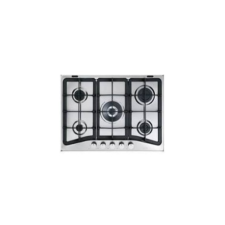 DE LONGHI TAF 57PRO Piano cottura Gas 5 fuochi Accensione elettronica  sicurflame manopole frontali griglie in