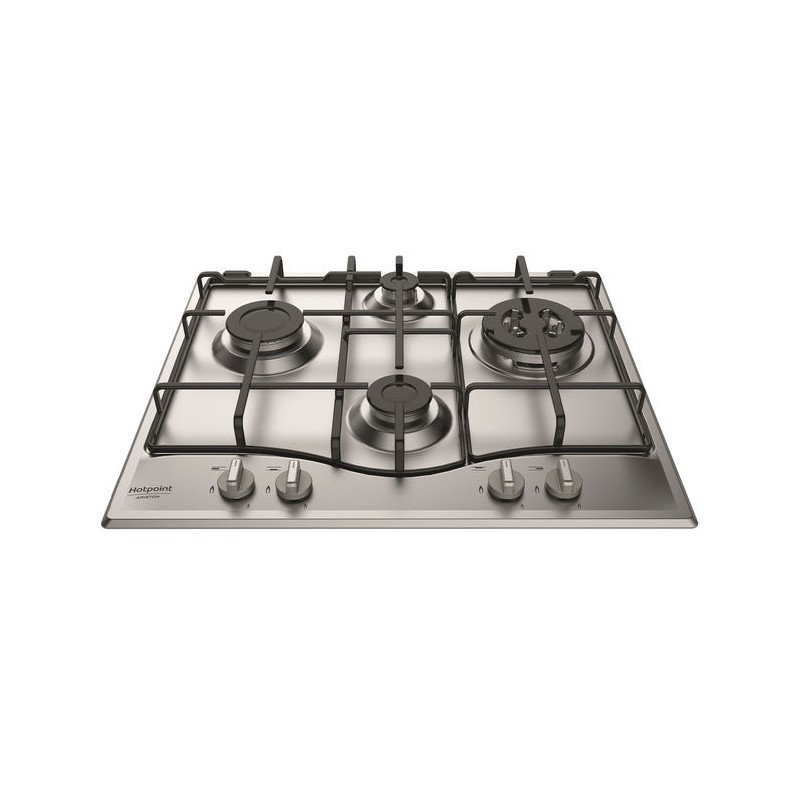 HOTPOINT ARISTON PCN642TIXHAR Piano cottura 4 Fuochi C/Laterali Valvola  sicurezza 60cm Inox
